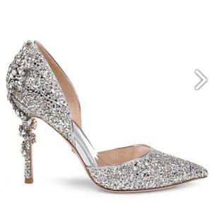 BADGLEY MISCHKA Vogue III Glitter Pumps